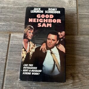 Good Neighbor Sam VHS Movie Jack Lemmon Romy Schneider Comedy Film